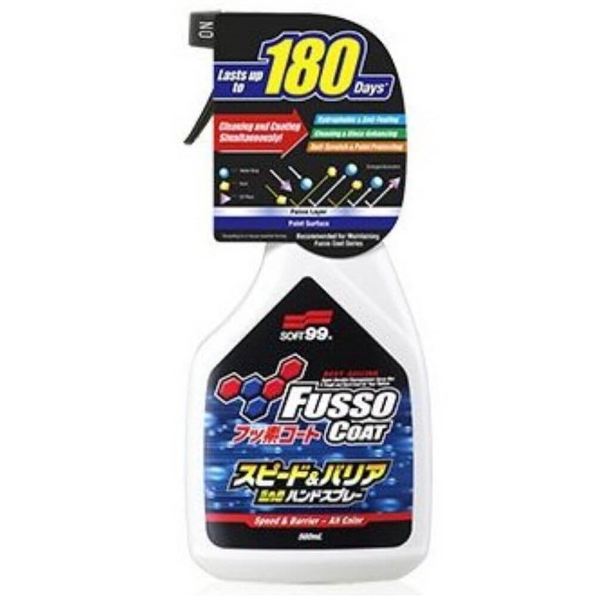 Soft99 Fusso Coat Speed & Barrier Hızlı Sprey Boya Koruma 400ml